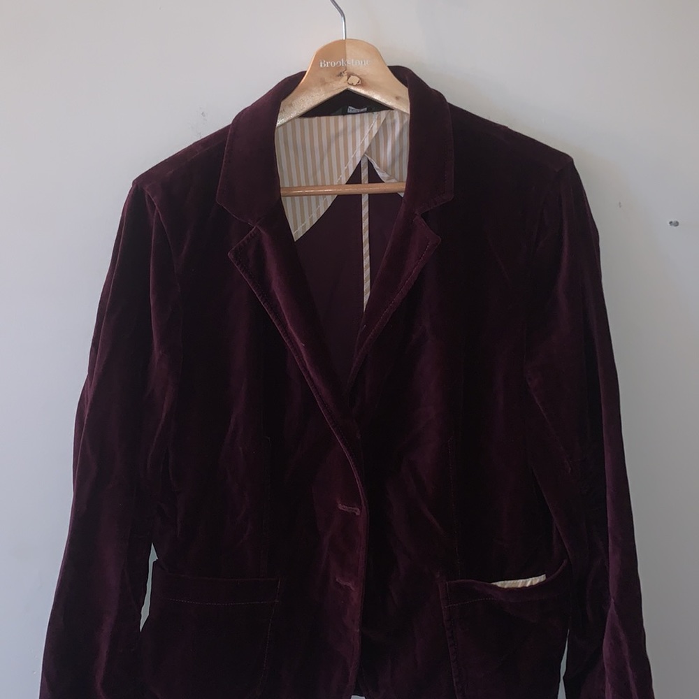 J crew velvet jacket - Picture 3 of 7